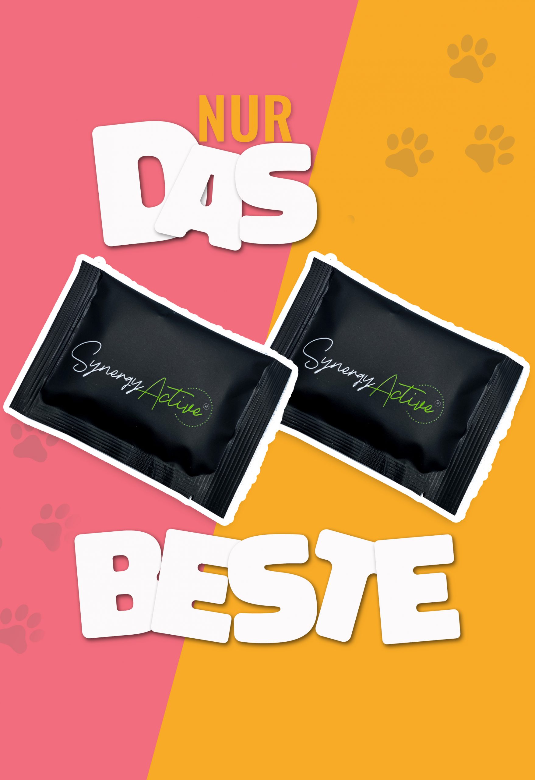 30 perfekt dosierte Beutel mit veganem Nahrungszusatz für Hunde und Katzen